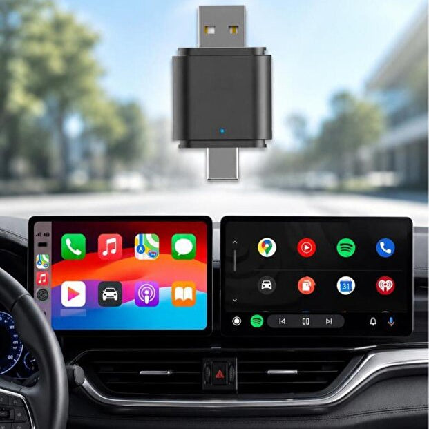 Veloran kablosuz CarPlay adaptörü ürün boyutları