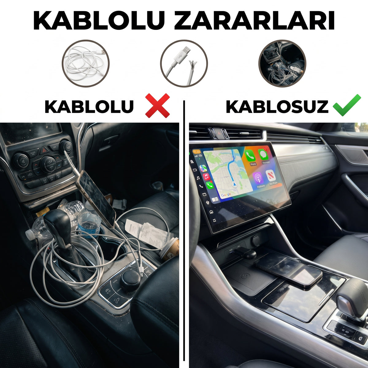 Kablosuz CarPlay Adaptörü